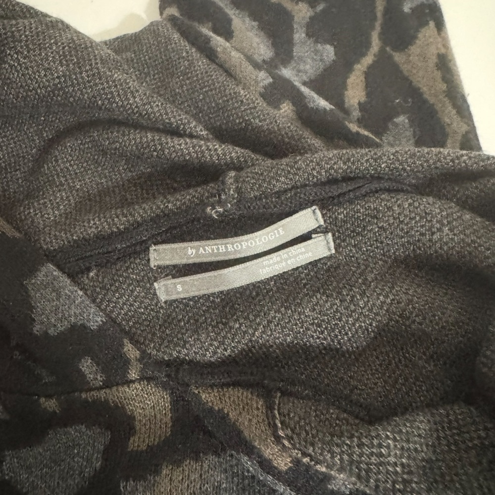 Anthropologie Kasia Leopard Print Hoodie Small - Picture 12 of 13